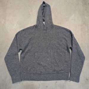 ALO Yoga New Class Cashmere Hoodie Women's XS Sweater Flaws Wool Cashmere Gray